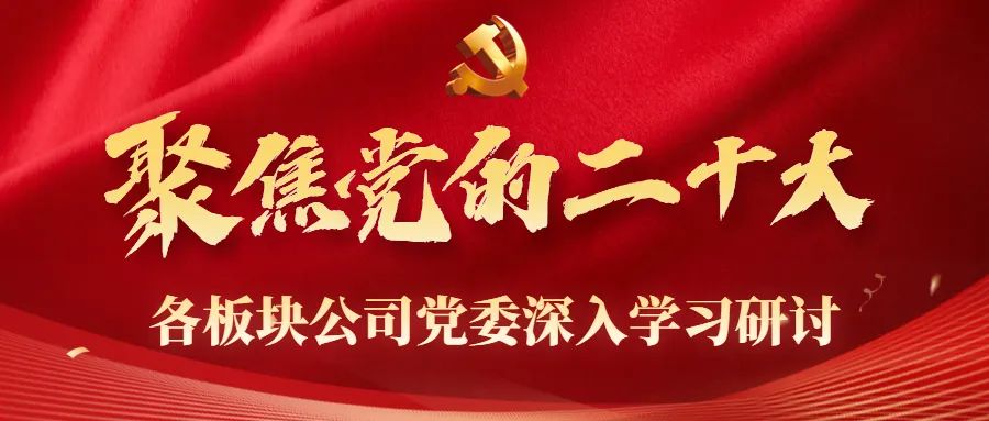 聚焦二十大 | 中國建材股份掀起學(xué)習宣傳貫徹黨的二十大精神的熱潮